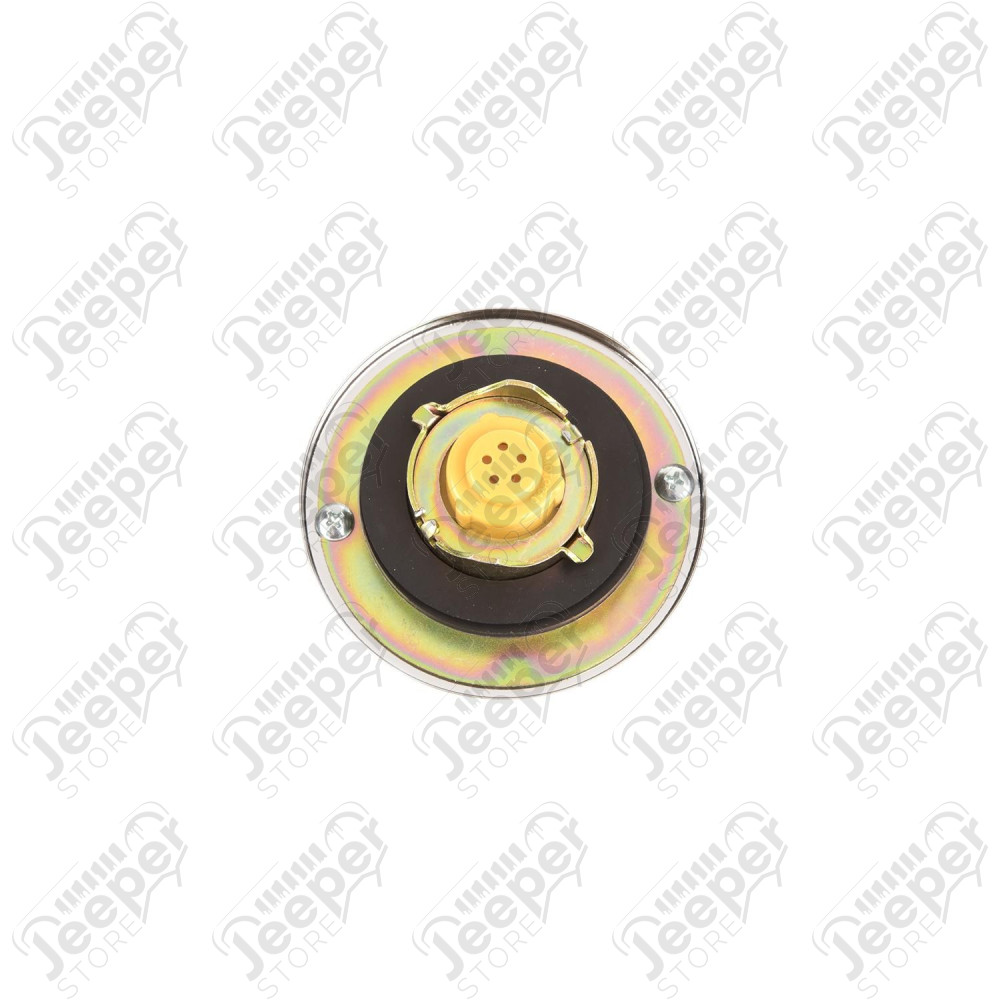 Gas Cap, Zinc 63-71 Jeep J10/J20/Wagoneer SJ