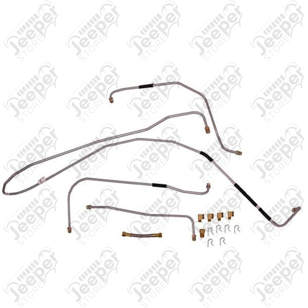 Fuel Line Kit; 41-44 Willys MB/Ford GPW