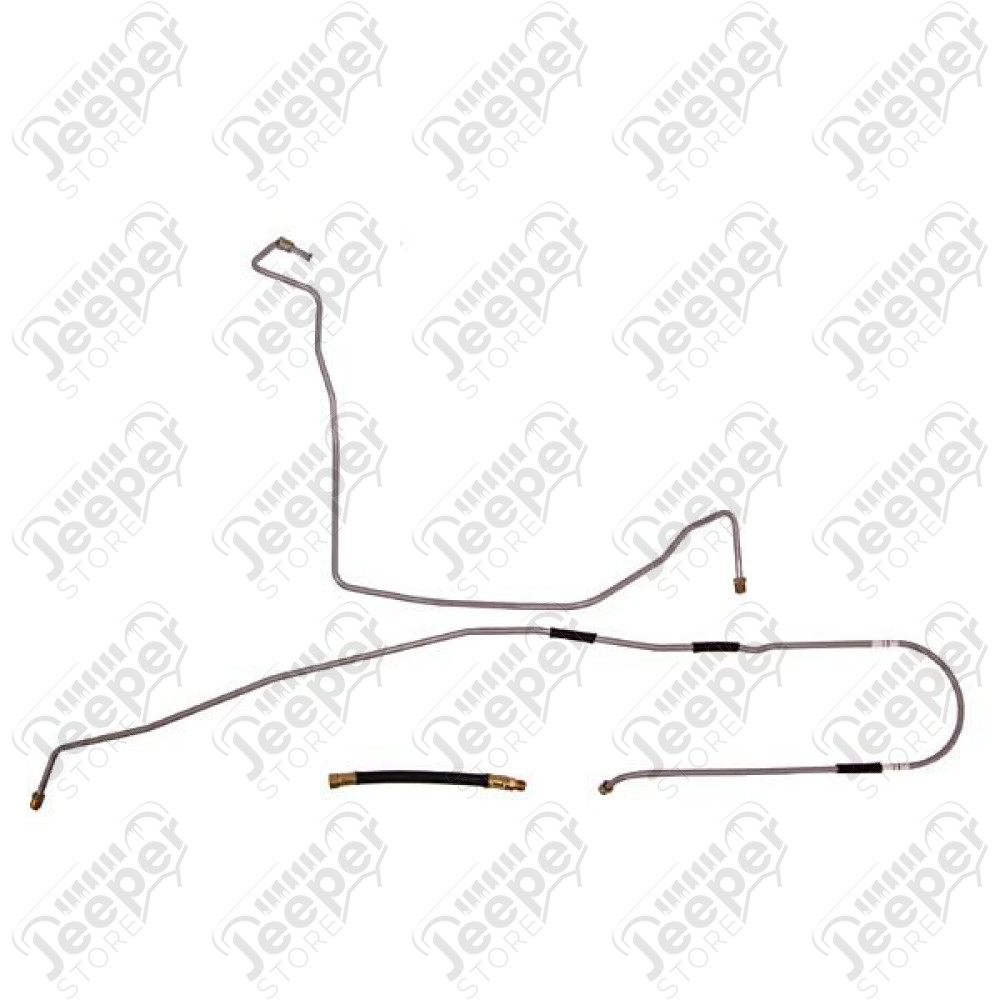 Fuel Line Kit; 55-66 Jeep CJ5