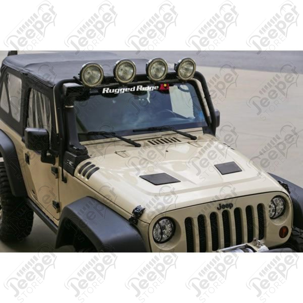 Performance Vented Hood; 07-18 Jeep Wrangler JK