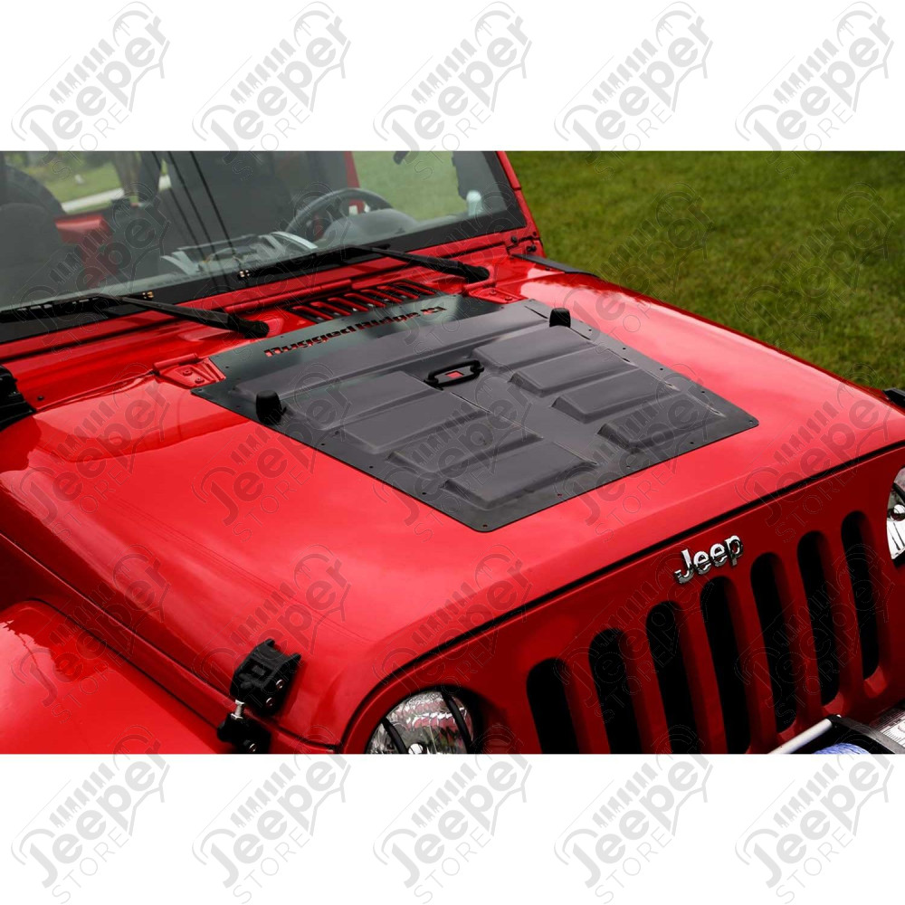 Hood Vent Insert, Black 07-18 Jeep Wrangler JK