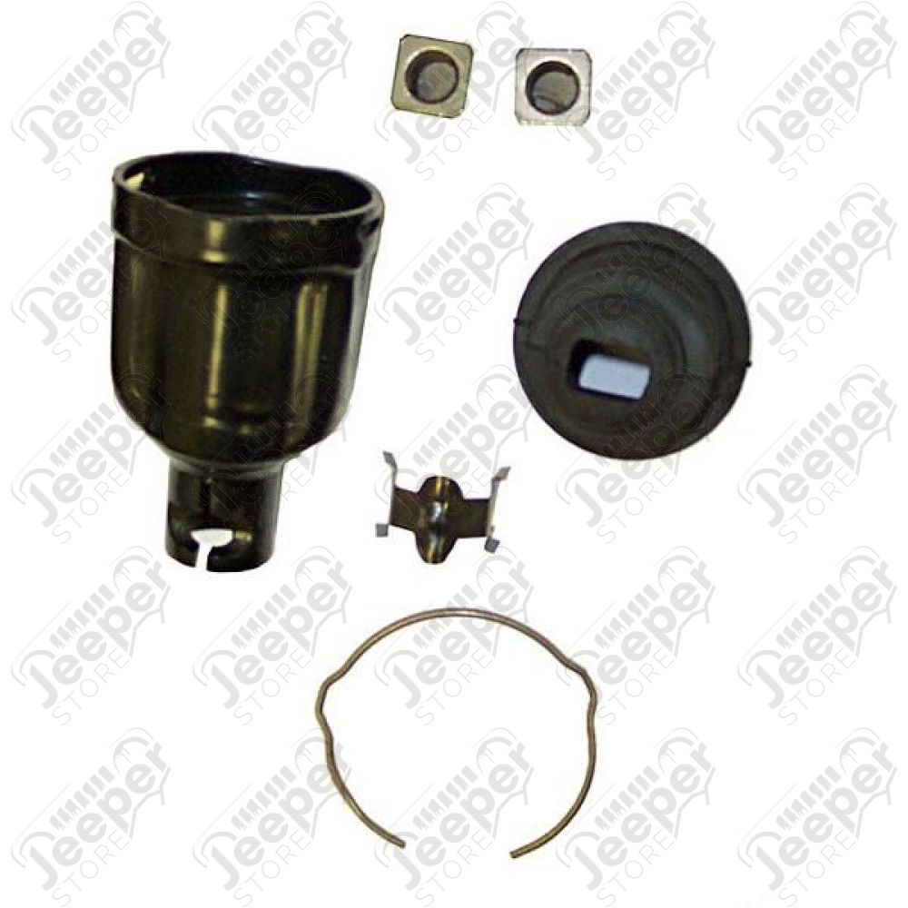 Steering Column Shaft Coupler Kit, Manual; 72-86 Jeep CJ