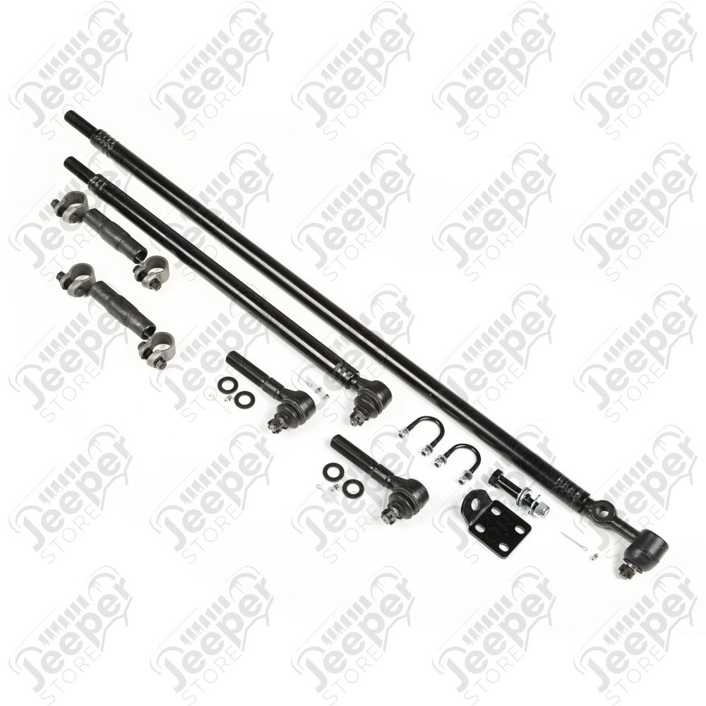 Steering Tie Rod Drag Link Kit, Heavy Duty; 87-95 Jeep Wrangler YJ