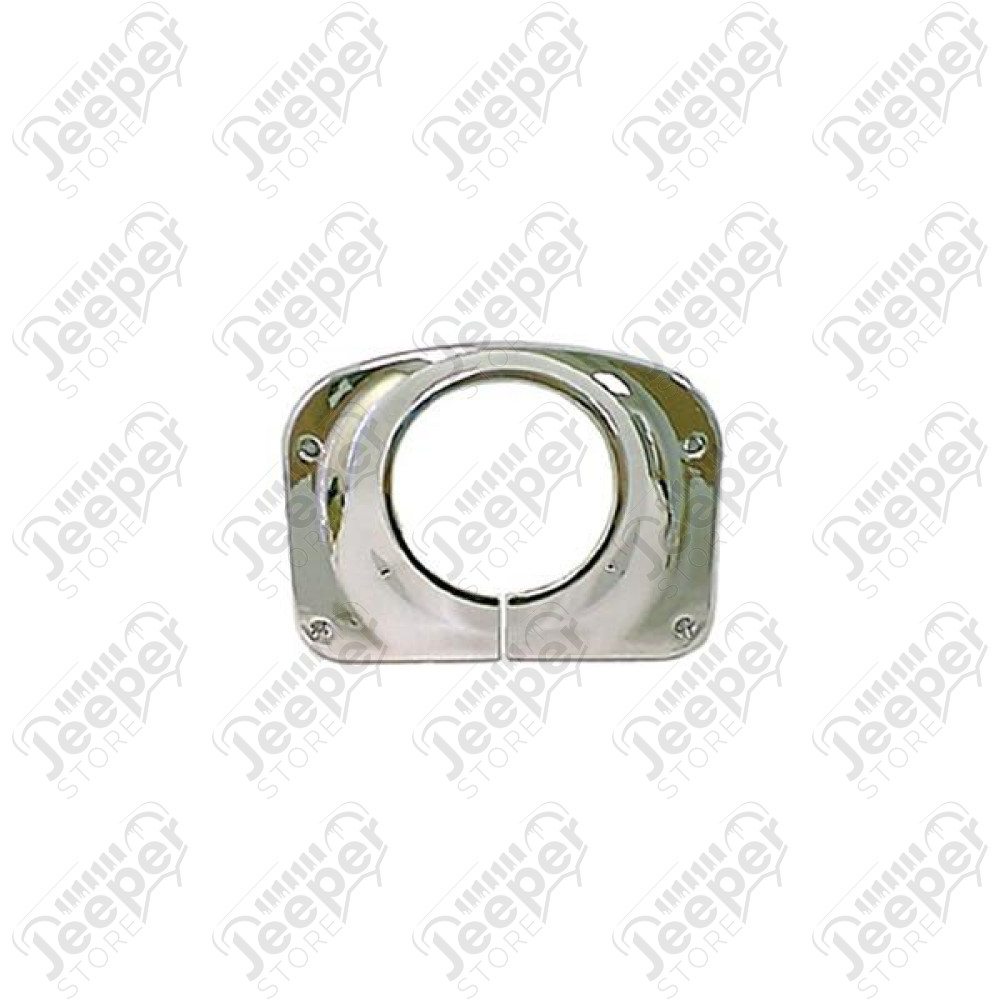 Steering Column Cover, Chrome; 76-86 Jeep CJ