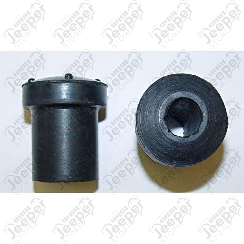 Suspension Leaf Spring Bushing, Front, Rubber 76-86 Jeep CJ