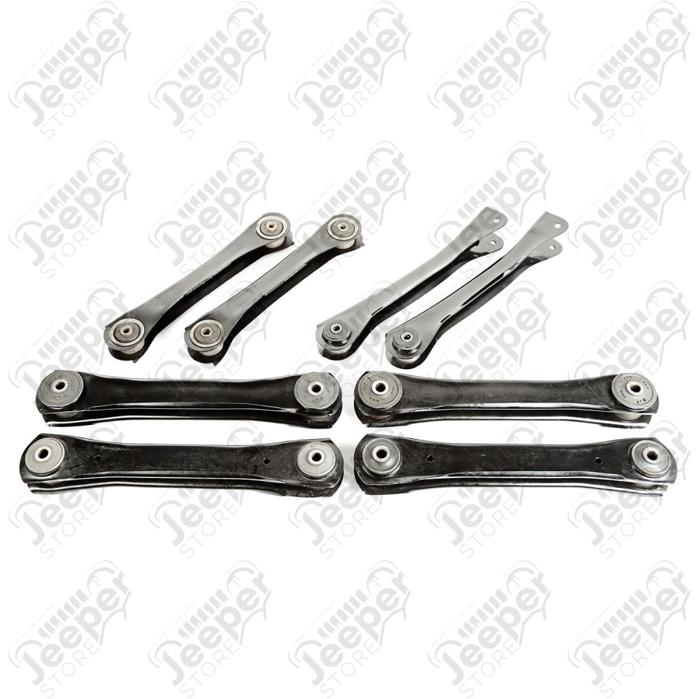 Suspension Control Arm Kit; 97-06 Jeep Wrangler TJ/LJ
