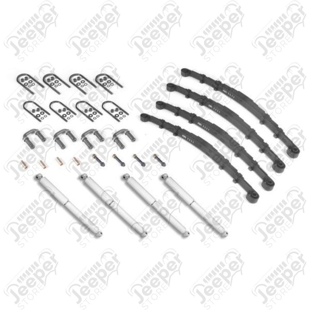 Suspension Leaf Spring Kit; 41-63 Willys/Jeep