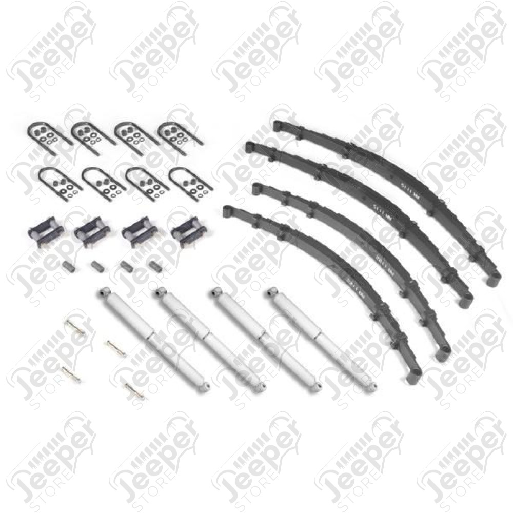 Suspension Leaf Spring Kit; 59-75 Jeep CJ