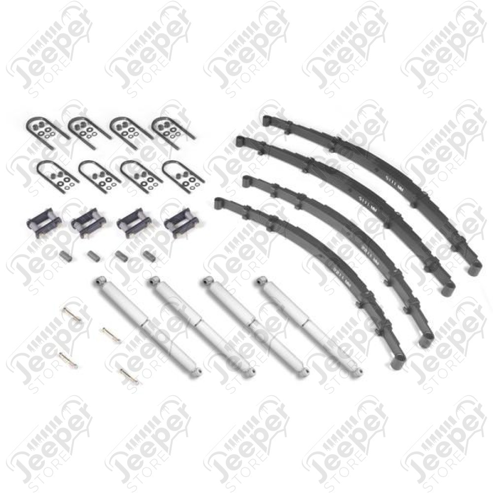 Suspension Leaf Spring Kit; 52-57 Willys M38-A1