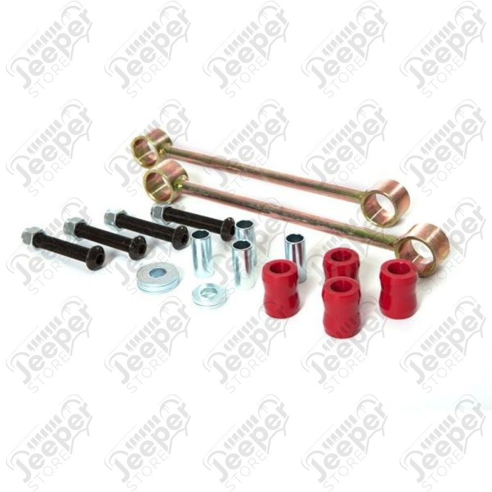 Suspension Stabilizer Bar Link Kit, Rear, 2.5 Inch Lift; 07-18 Jeep JK