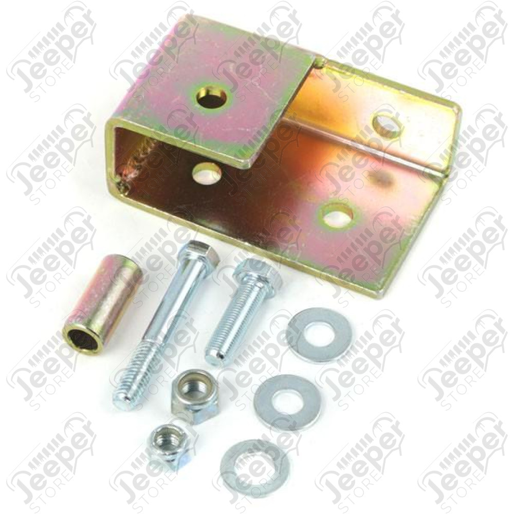 Suspension Track Bar Relocation Bracket, Rear; 97-06 Jeep Wrangler TJ