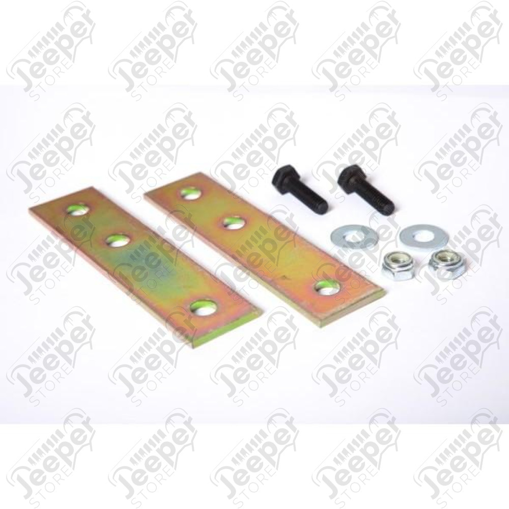Brake Hose Relocation Bracket Kit, 2-4 Inch Lift; 07-18 Wrangler JK