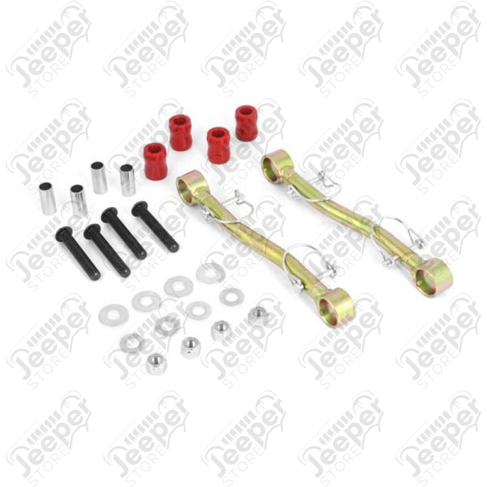 Suspension Stabilizer Bar Link Kit, Front, 4 Inch Lift 07-18 Wrangler