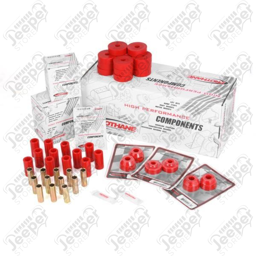 Suspension Bushing Kit, Polyurethane 59-75 Jeep CJ