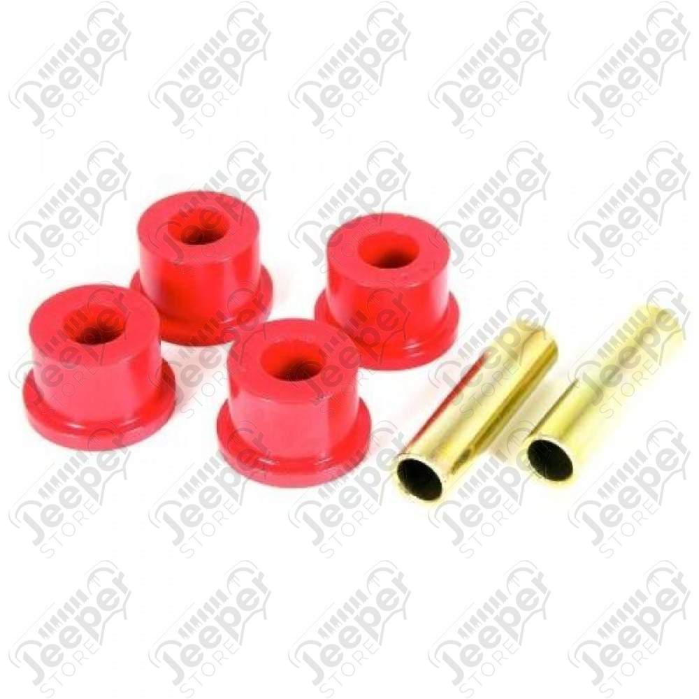 Suspension Frame Shackle Bushing Kit, Rear; 84-99 Jeep Cherokee XJ