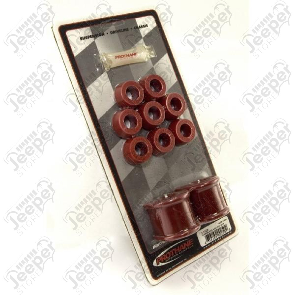 Suspension Stabilizer Bar Bushing Kit, Front, Red, 15/16 In; 87-95 YJ
