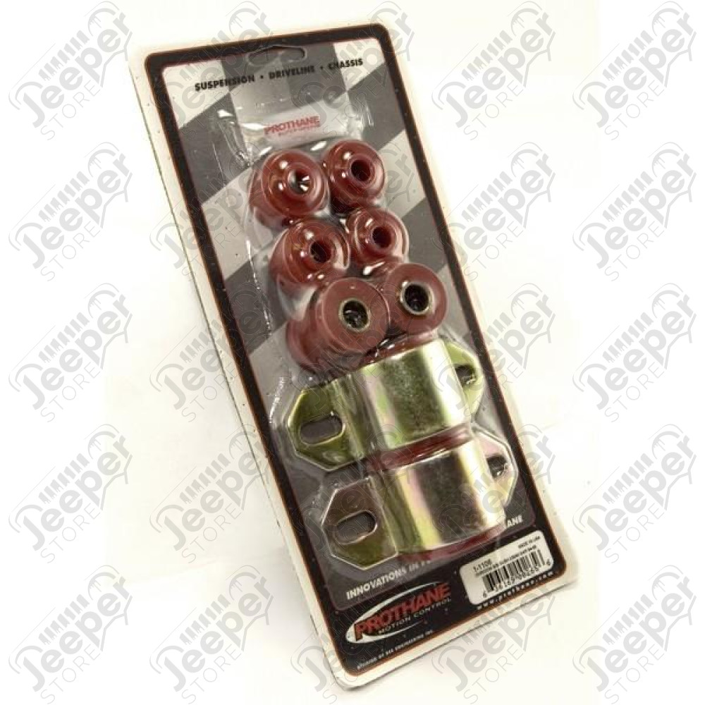 Suspension Stabilizer Bar Bushing Kit, Front, Red, 23mm; 84-01 XJ