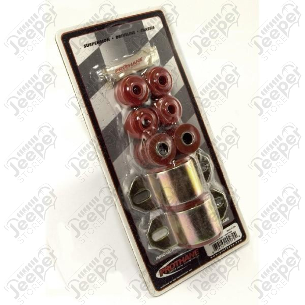 Suspension Stabilizer Bar Bushing Kit, Front, Red, 1 Inch; 84-01 XJ