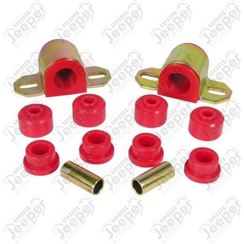 Suspension Stabilizer Bar Bushing Kit, Front, Red, 15/16 In; 84-01 XJ