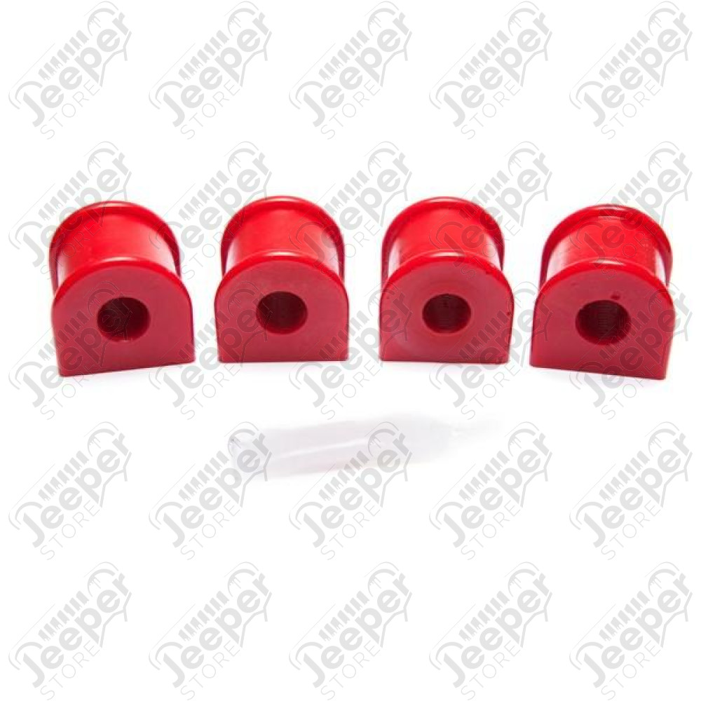 Suspension Stabilizer Bar Bushing Kit, Rear, Red, 5/8 Inch; 84-01 XJ