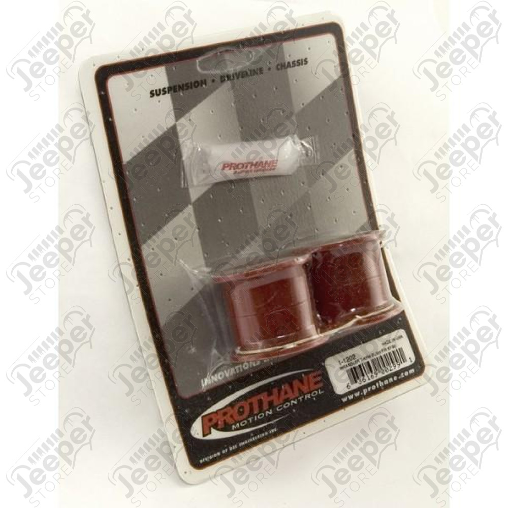 Suspension Track Bar Bushing Kit, Red 87-95 Jeep Wrangler YJ
