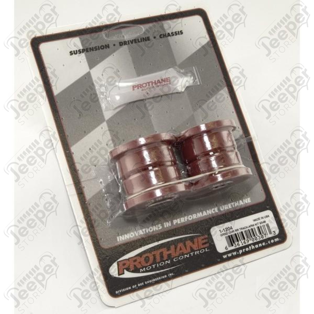 Suspension Track Bar Bushing Kit, Rear, Red; 93-98 Grand Cherokee ZJ