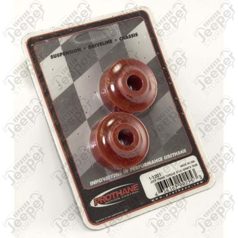 Transmission Torque Arm Bushing, Polyurethane, Red 72-95 Jeep CJ/YJ