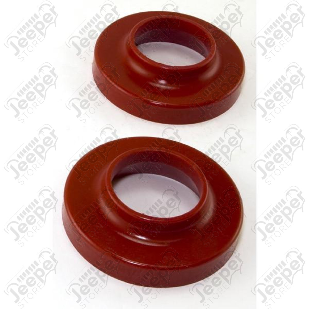 Suspension Coil Spring Spacer Kit, Front; 97-06 Jeep Wrangler TJ
