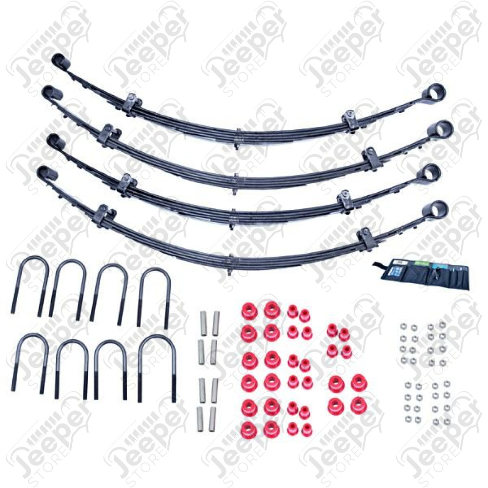 Suspension Lift Kit, 2 Inch, No Shocks 76-86 Jeep CJ5/CJ7/CJ8