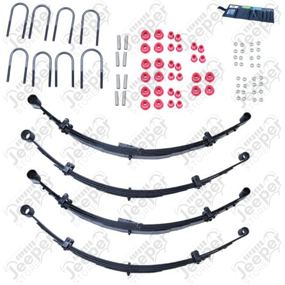 Suspension Lift Kit, 4 Inch, No Shocks; 76-86 Jeep CJ5/CJ7/CJ8