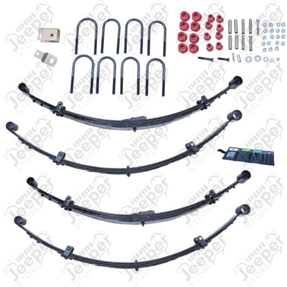 Suspension Lift Kit, 4 Inch, No Shocks 87-95 Jeep Wrangler YJ