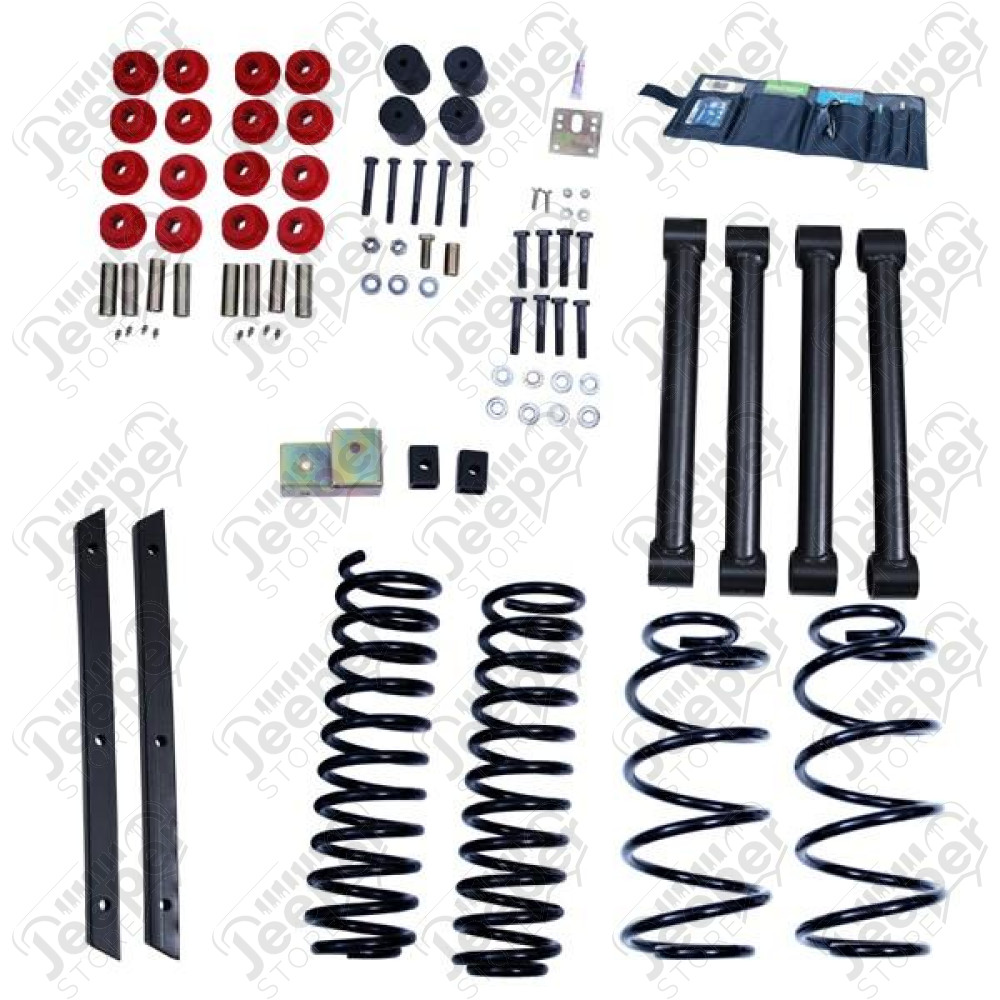 Suspension Lift Kit, 2 Inch, No Shocks 04-06 Wrangler Unlimited LJ