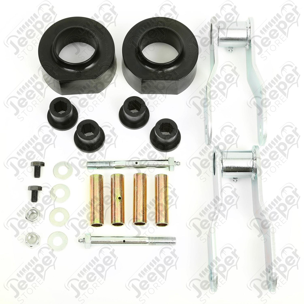 Suspension Coil Spring Spacer Kit, 2 Inch Lift; 84-01 Jeep Cherokee XJ