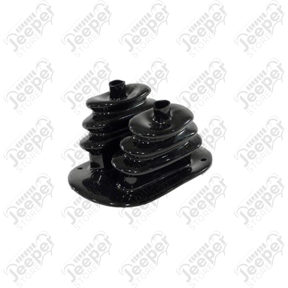 Soufflet levier de boite de transfert Dana 300 (pour double leviers) Jeep CJ5, CJ7, CJ8