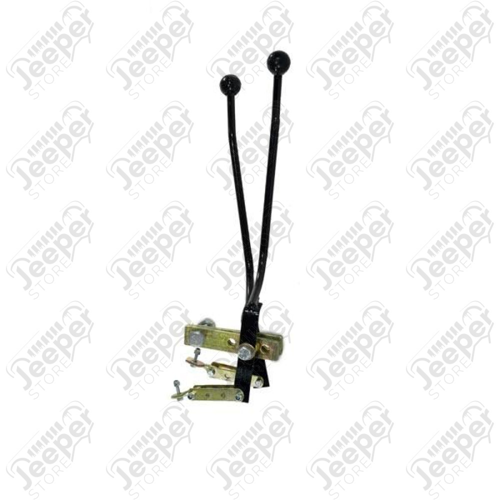 Transfer Case Twin Stick Shifter; 80-86 Jeep CJ, for Dana 300
