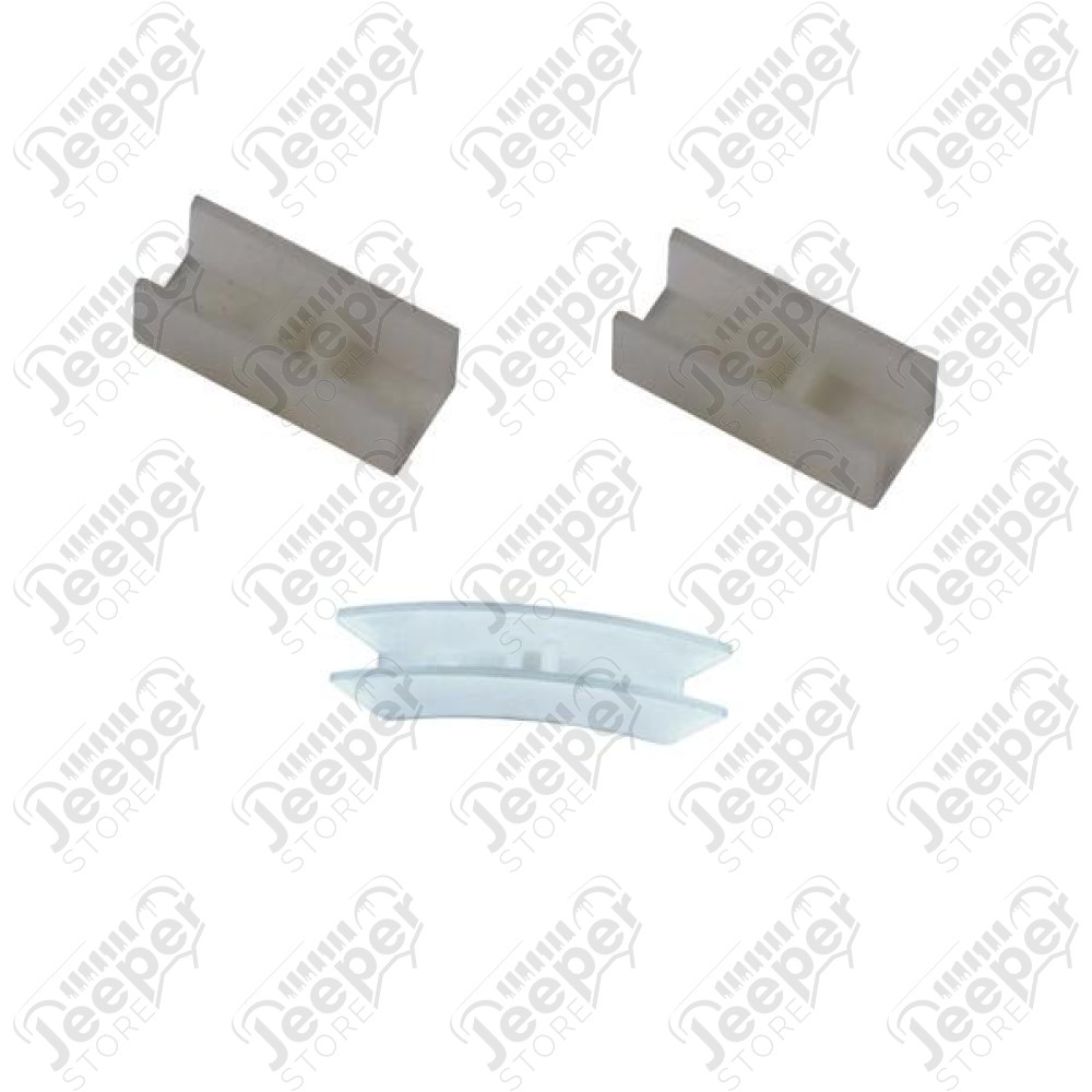 Transfer Case Shift Fork Pad Kit, NP231; 87-90 Jeep Wrangler