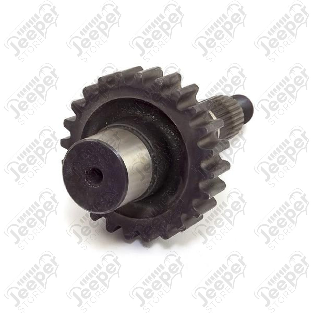 Transfer Case Output Shaft, Front, NP231; 87-02 Jeep Wrangler
