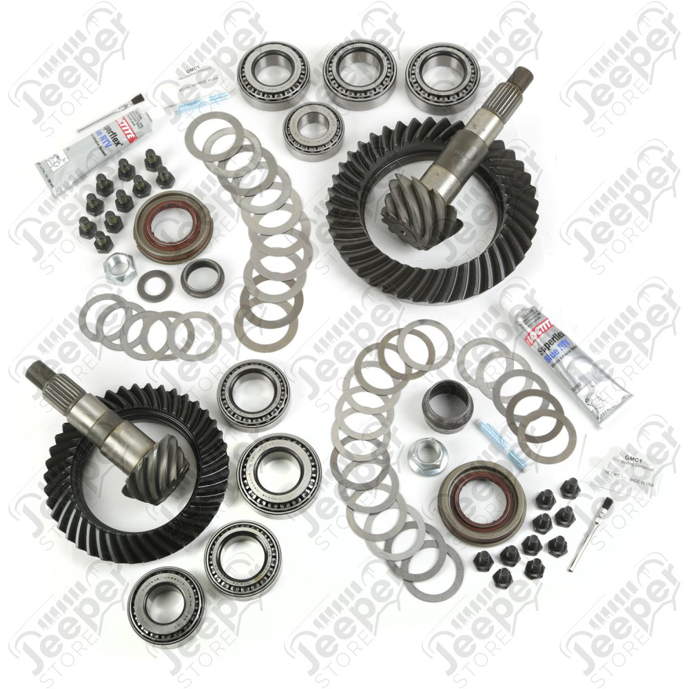 Ring and Pinion Kit, 4.10 Ratio; 07-18 Jeep Wrangler, for Dana 30/44