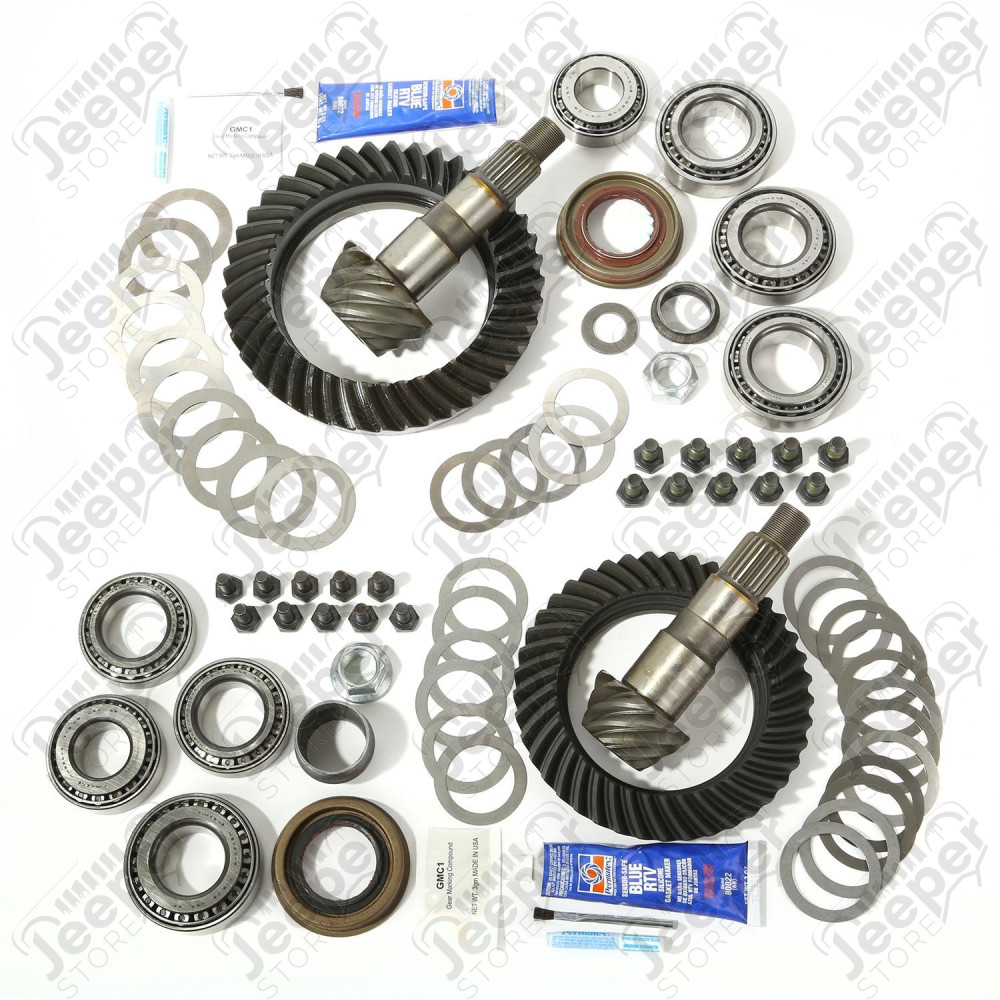 Ring and Pinion Kit, 4.56 Ratio; 07-18 Jeep Wrangler, for Dana 30/44