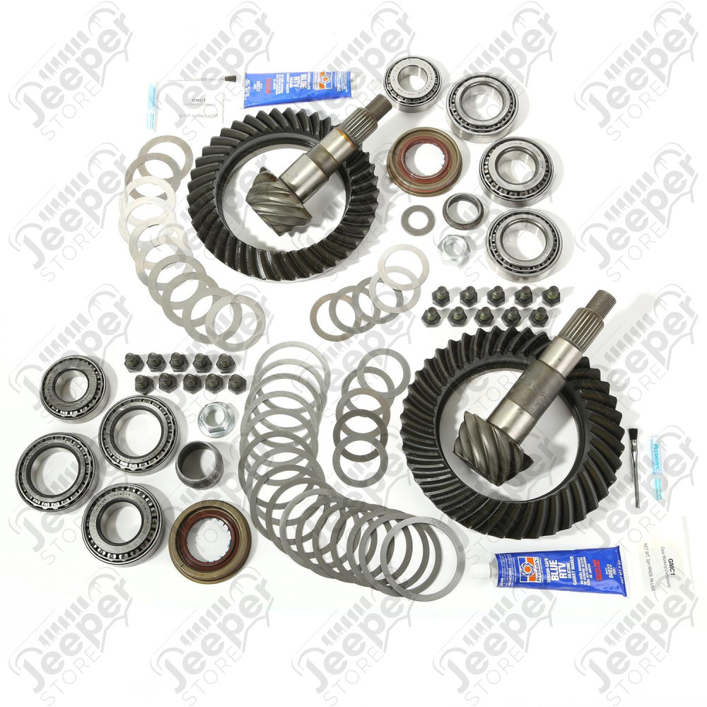 Ring and Pinion Kit, 4.56 Ratio; 07-18 Jeep Wrangler, for Dana 44/44