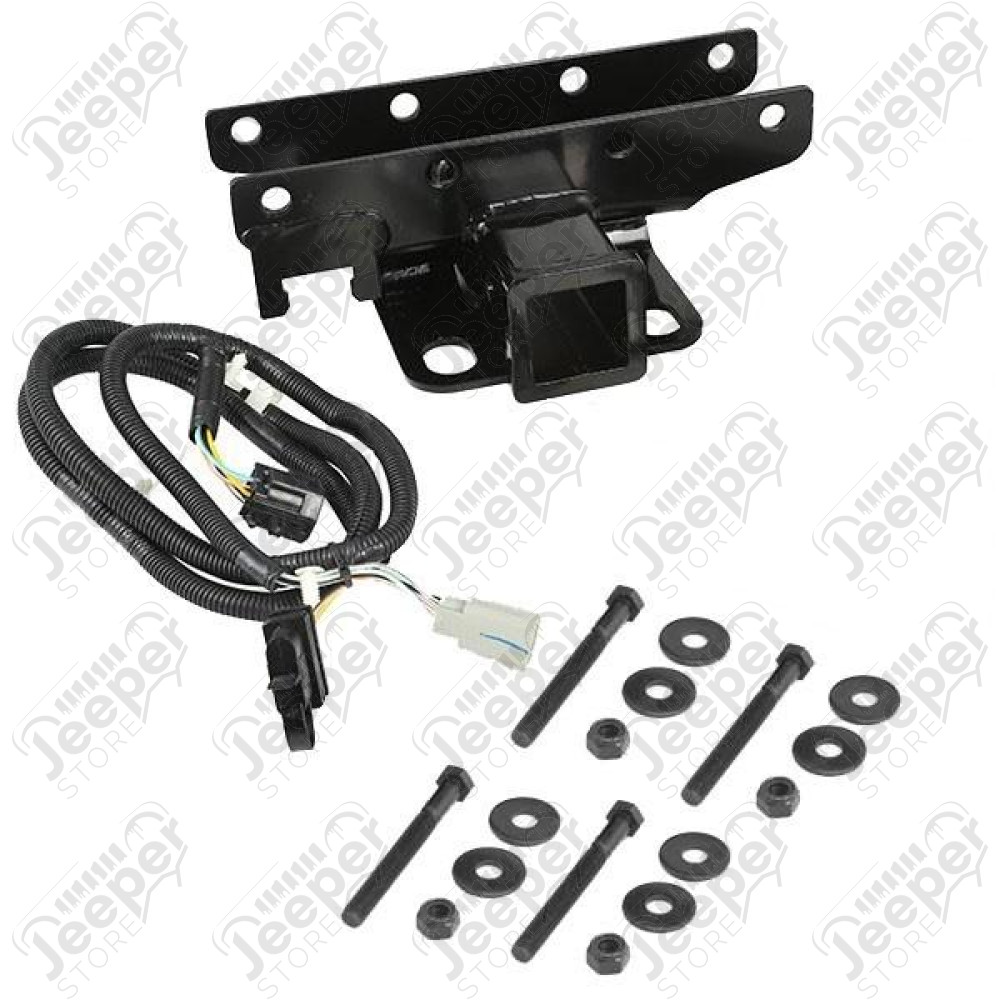 Trailer Hitch Kit, With Wiring Harness; 07-18 Jeep Wrangler JK/JKU