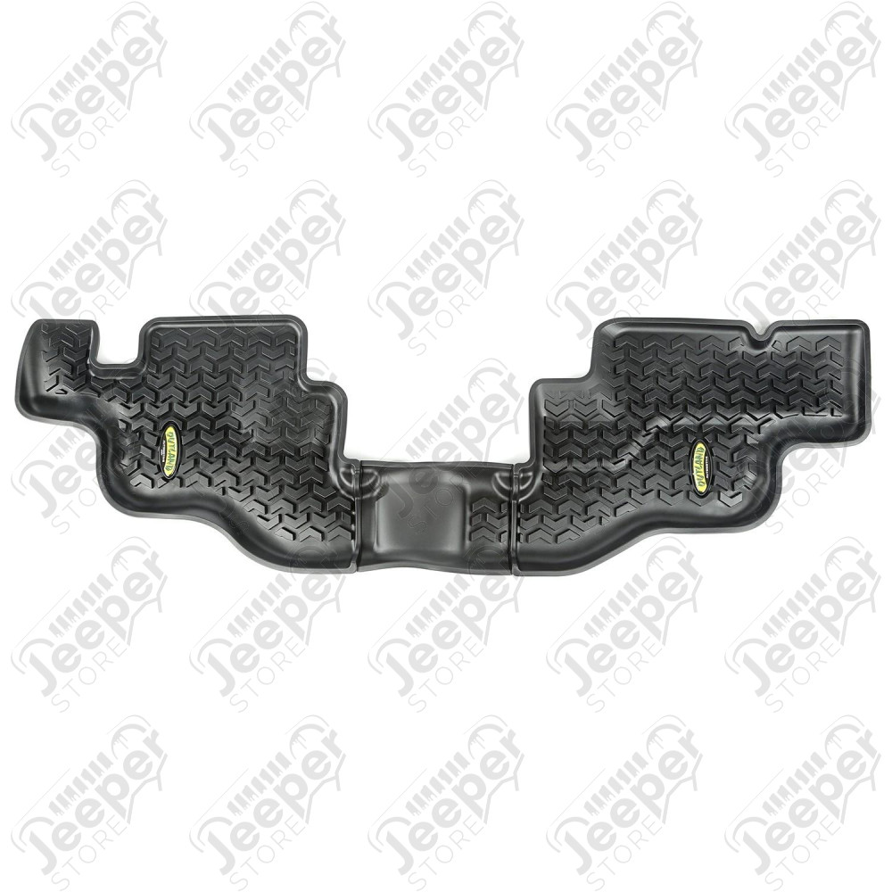 All Terrain Floor Liner, Rear, Black; 76-95 CJ-7/Wrangler YJ