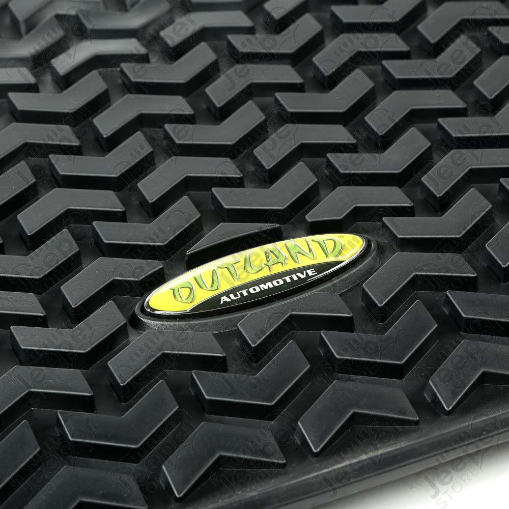 All Terrain Floor Liner Kit, 3 Piece, Black 76-95 Jeep CJ/Wrangler YJ