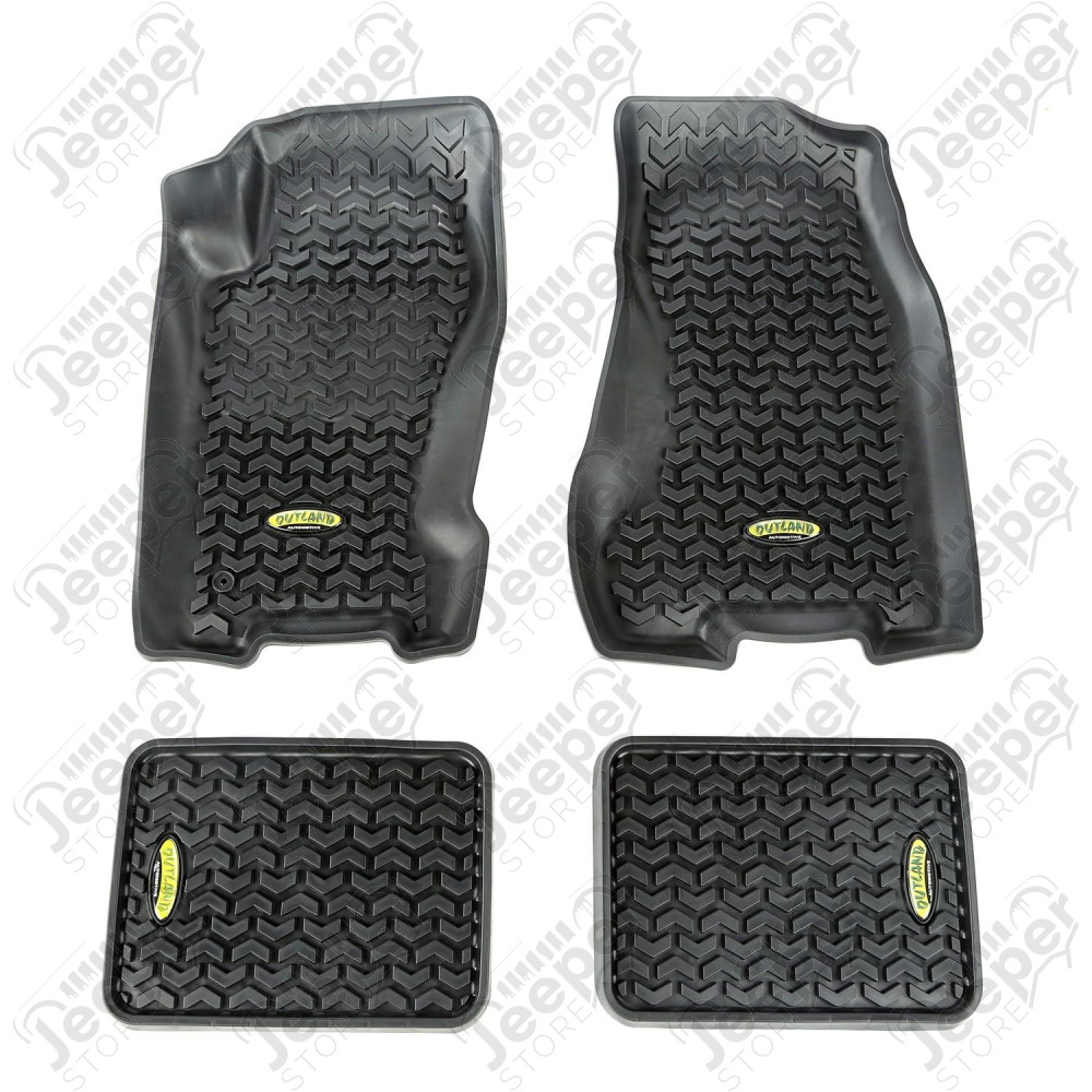 All Terrain Floor Liner Kit, Black; 99-04 Jeep Grand Cherokee WJ