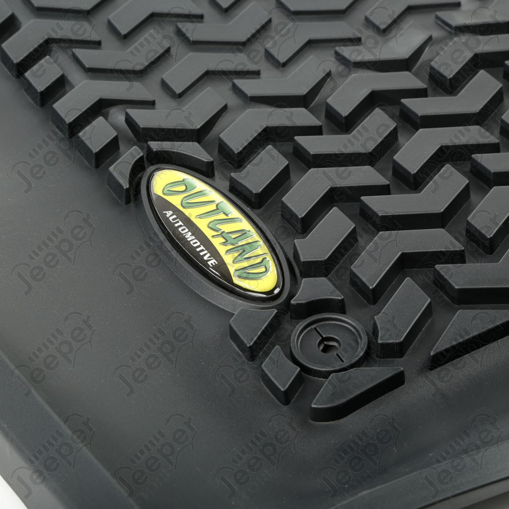 All Terrain Floor Liner Kit, Black 11-18 Jeep WK/Dodge Durango