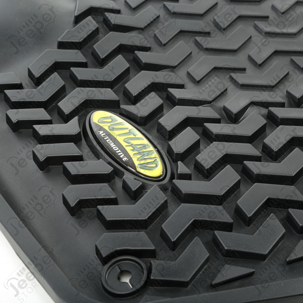 All Terrain Floor Liner Kit, Black 14-18 Jeep Cherokee KL