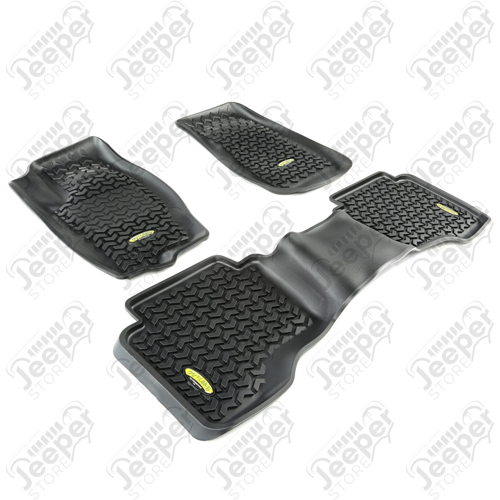 All Terrain Floor Liner Set, Black 05-10 Jeep Grand Cherokee WK