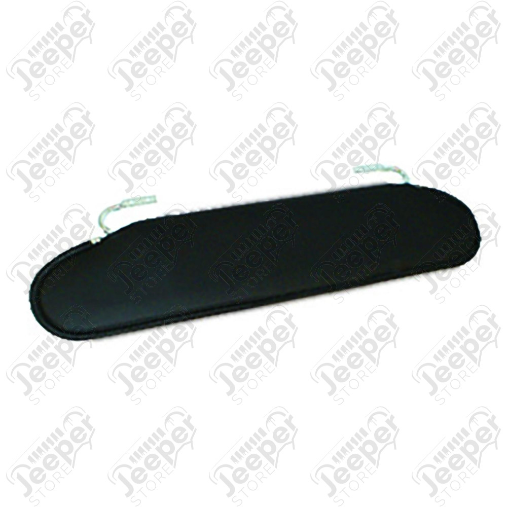 Sun Visor Kit, Black; 72-86 Jeep CJ5/CJ7/CJ8