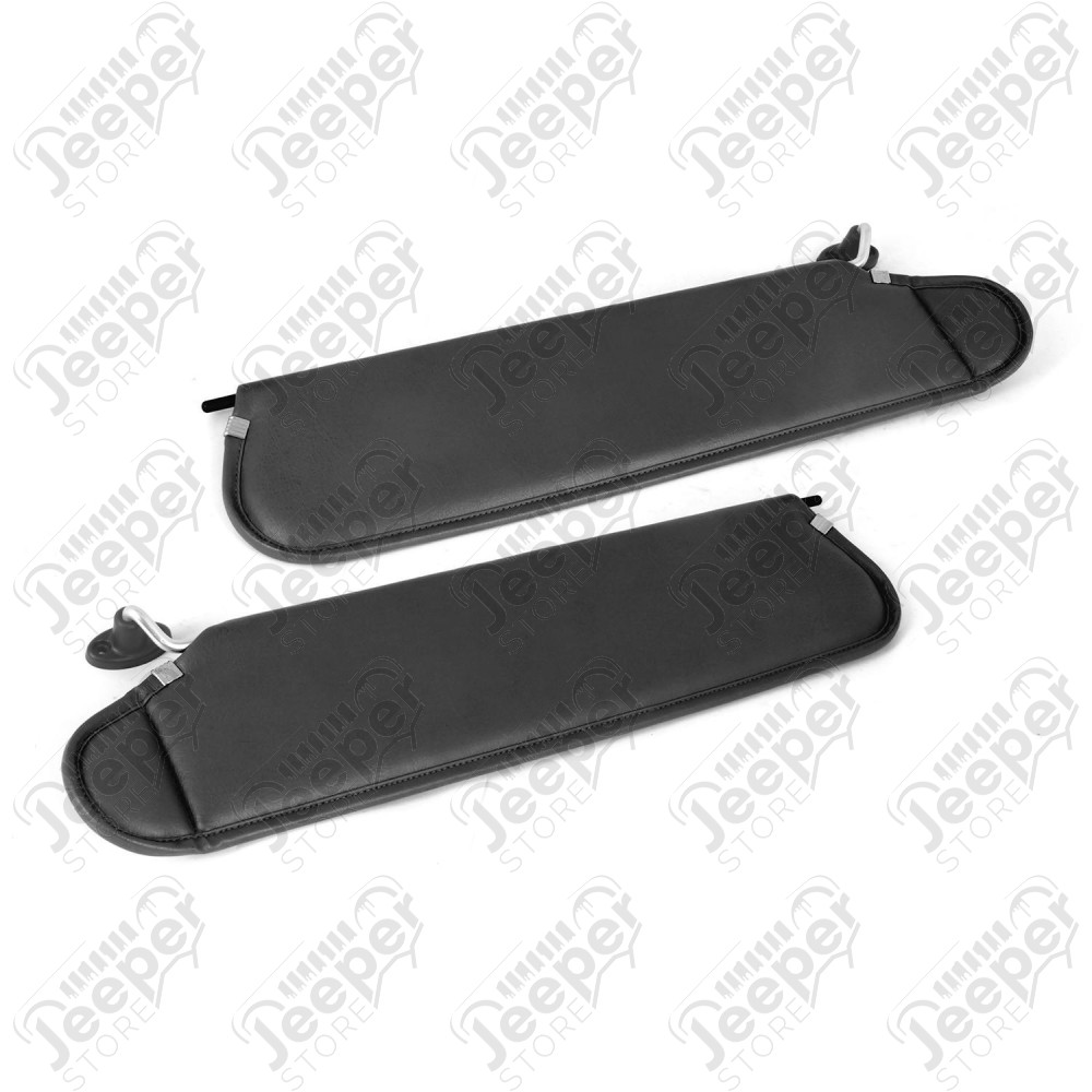 Sun Visor Kit, Agate; 97-02 Jeep Wrangler TJ