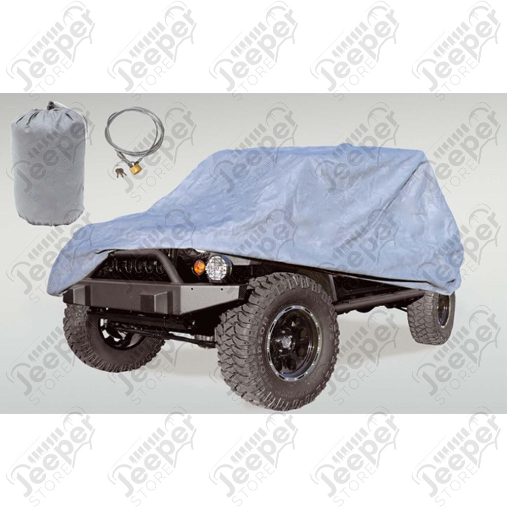 Car Cover, Full Kit; 81-18 Jeep CJ8/Wrangler Unlimited LJ/JK